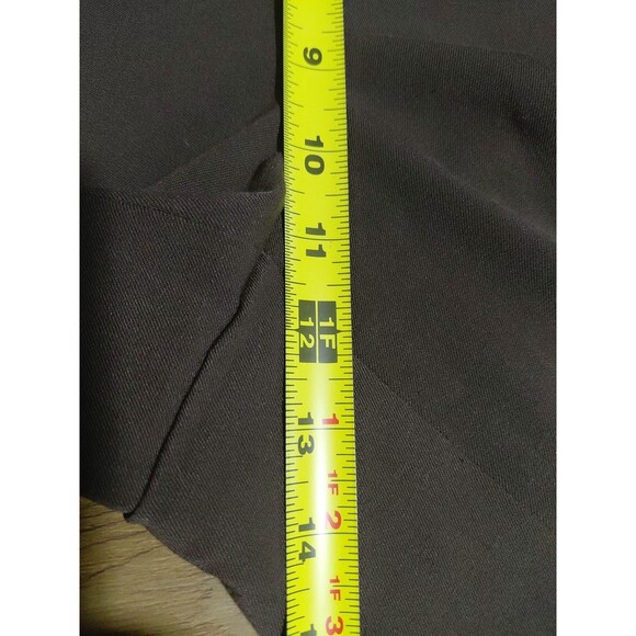 Style & Co Brown 16 Zip Up Culottes Wide Leg Cropped Capri Minamalist Staple - Picture 4 of 8